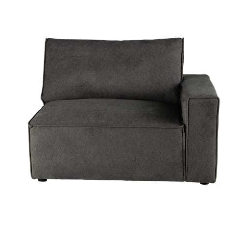 Canapés et fauteuils Canapés modulables | Accoudoir droit pour canapé modulable taupe grisé - XK61956