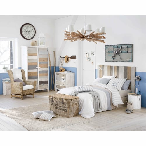 Alfombra trenzada de algodón y yute 140x200 Lodge | Maisons du Monde