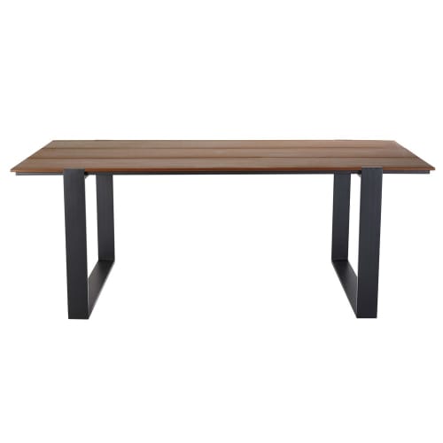 Business Garden | Aluminium and Composite 6-Seater Garden Table W 200 cm - DQ38263