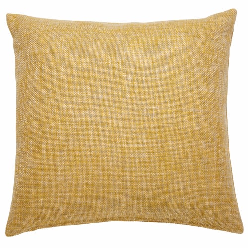 yellow fabric cushion 45 x 45 cm Andy Maisons du Monde