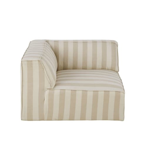 Canapés et fauteuils Canapés modulables | Angle pour canapé modulable motifs à rayures - NF38658
