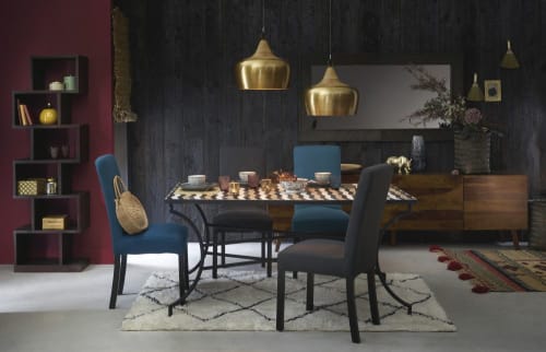 Anrichte im Vintage-Stil aus massivem Sheeshamholz Soho ...