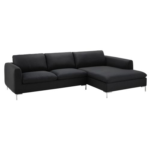 Anthracite Grey 5 Seater Right Hand Corner Sofa