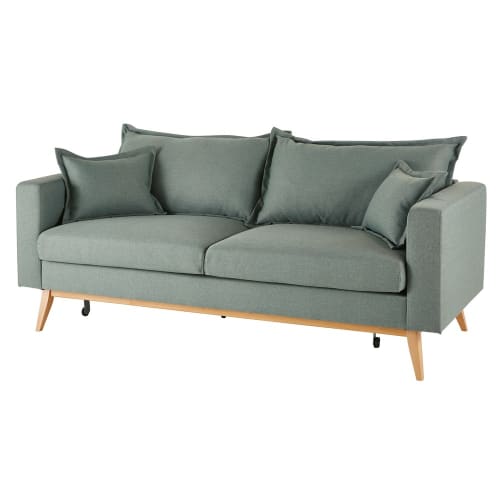 Aqua Vintage 3 Seater Sofa Bed Duke Maisons Du Monde