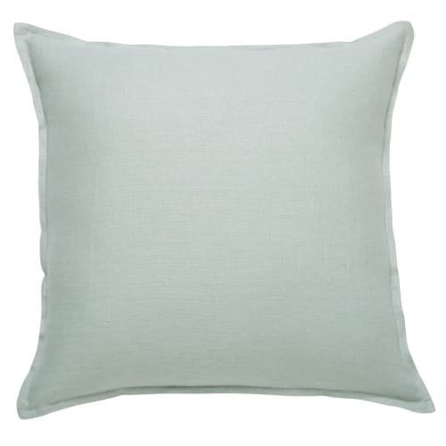 Soft furnishings and rugs Cushions & covers | Aqua Washed Linen Cushion 60x60 - GS59885