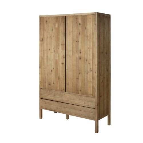 Armario de pino reciclado con 2 puertas y 2 cajones Cappadoce | Maisons