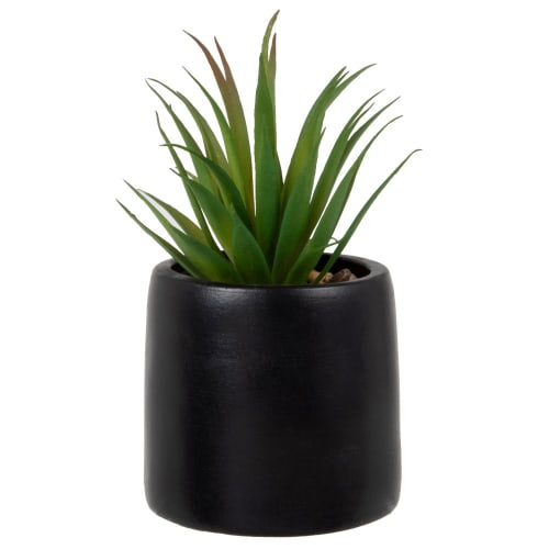 Decor Artificial flowers & bouquets | Artificial plant with black cement pot - TL81573