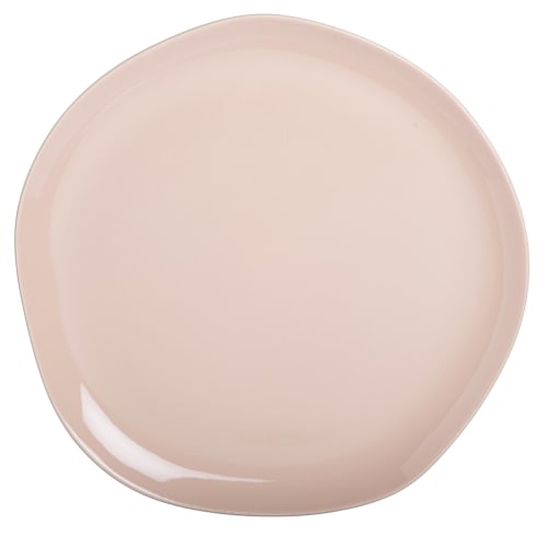 Assiette à dessert en grès beige | Maisons du Monde