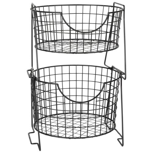 Aufbewahrungskorb Metall Schwarz