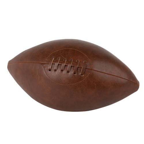  Ballon  de rugby  d coratif marron  Maisons du Monde