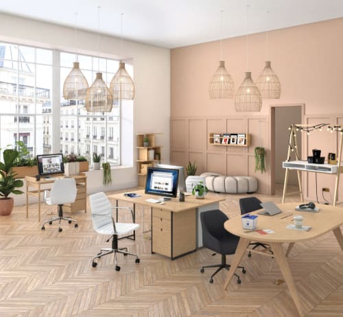 Silenciosamente Ya Preconcepción Base para escritorio modular profesional de color blanco Essentials  Business | Maisons du Monde