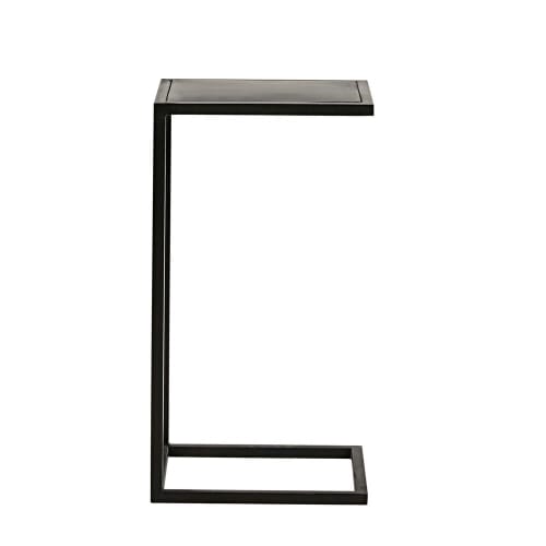 Möbel Beistelltische | Beistelltisch im Industrial-Stil aus schwarzem Metall - VT99566