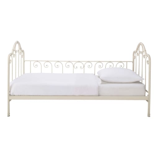 Kids Kinderbetten | Bett aus Metall, 90x190, elfenbein - DN47705