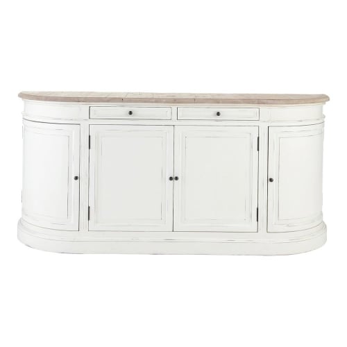 Business Storage units | Birch Sideboard 4 doors 2 drawers in Ivory - AW38738