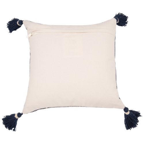 Blue Cotton Cushion Cover 40x40 Syrius 