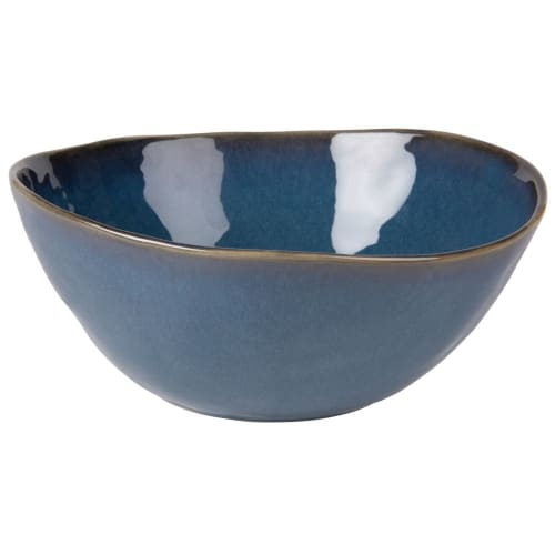 Decor Christmas Tableware | Blue Earthenware Salad Bowl - SS78414