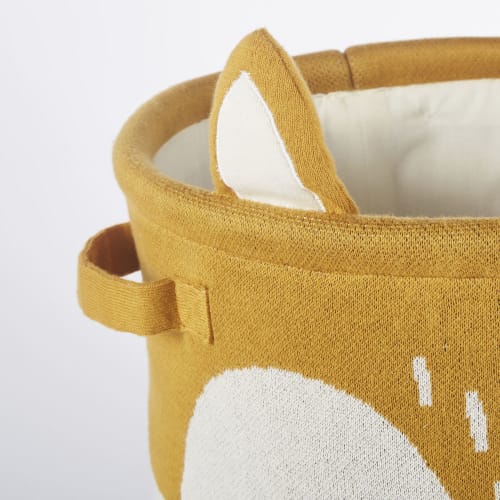 Bolsa de almacenamiento infantil de zorro naranja, blanca y negra EDGAR