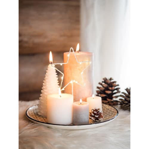 Bougie Grise Votive Maisons Du Monde