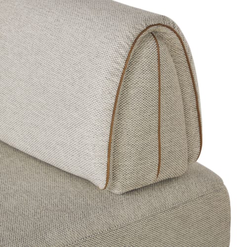 Bracciolo destro per divano componibile grigio chiaro chiné Falkor