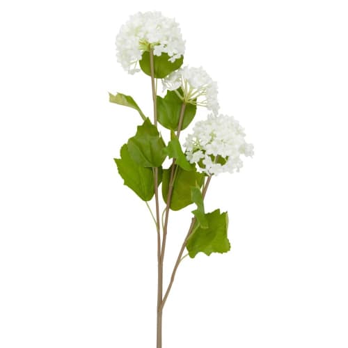 Déco Fleurs artificielles et bouquets | Branche artificielle Boules de neige - EY66244