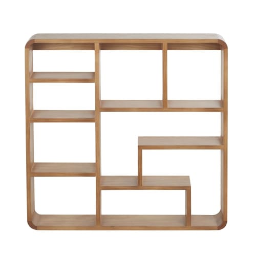 Möbel Regale | Braunes quadratisches Wandregal, 77x77cm - IT65912