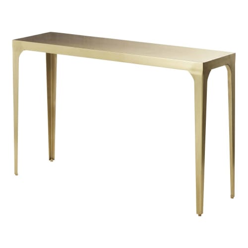 Bronze Coloured Metal Console Table Rockefeller Maisons Du Monde Bronze Coloured Metal Console Table