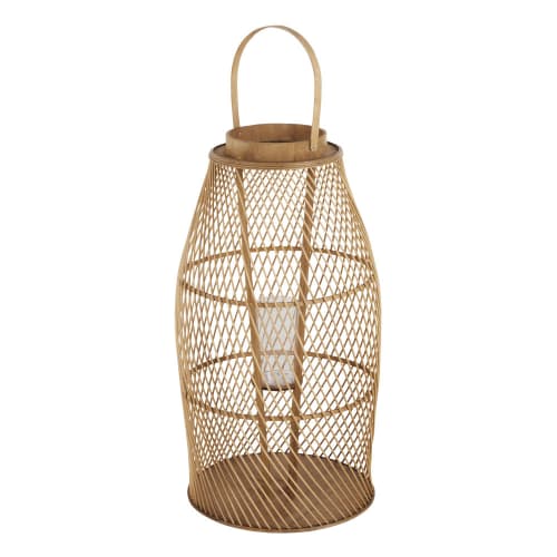 Bruine lantaarn van bamboe