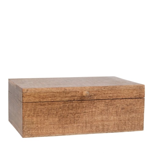 Caixa de madeira de mangueira