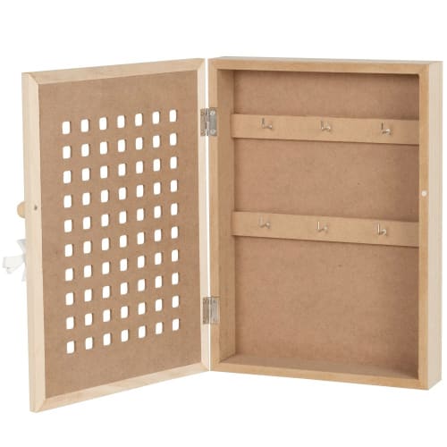 Caja para llaves de madera de paulonia y pino beige LOURMARIN | Maisons du  Monde