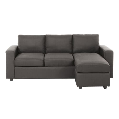 Canapés et fauteuils Canapés d'angle | Canapé d'angle 3 places gris taupe - ZW58365