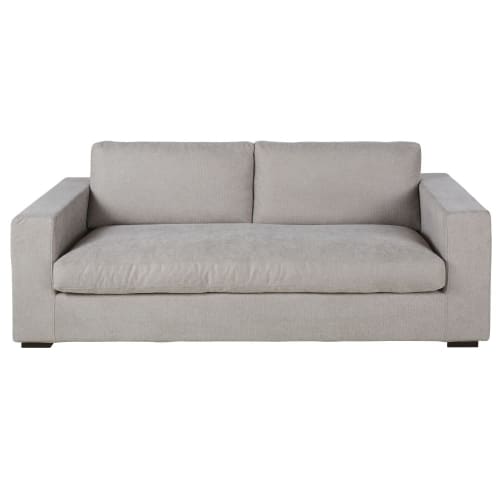 Canapés et fauteuils Canapés droits | Canapé-lit 3/4 places gris clair - HS48993
