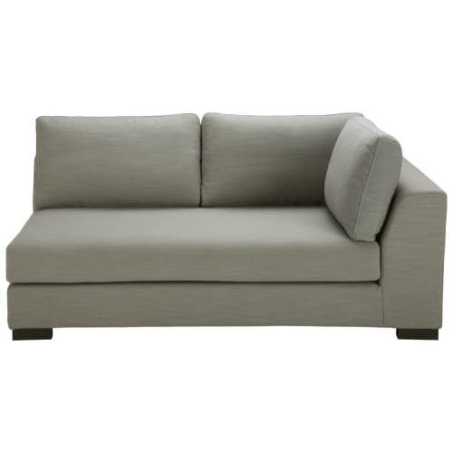 Canapés et fauteuils Canapés modulables | Canapé modulable accoudoir droit gris - HM77625