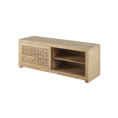 Furniture TV stands & units | Carved TV stand with 1 door - BG95525