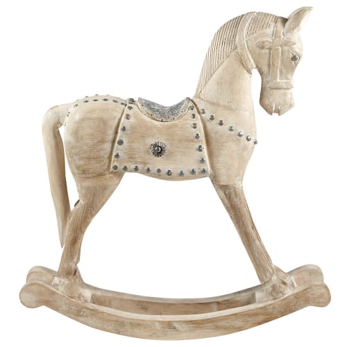 Cavallo A Dondolo In Legno Vintage.Cavallo Decorativo Elipline Maisons Du Monde