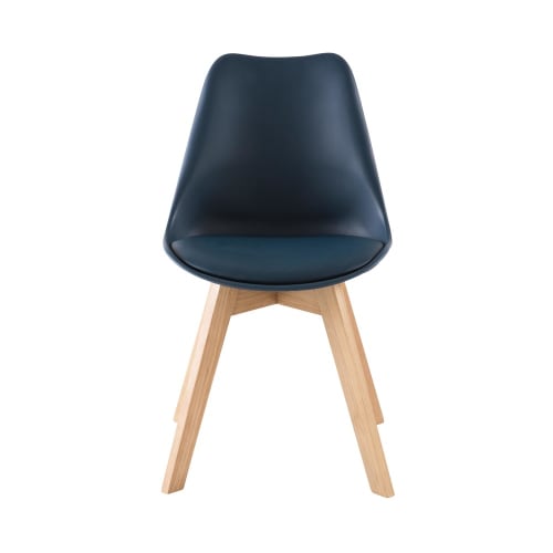 chaise scandinave tissu.bleu marine chaise scandinave tissu.bleu marine