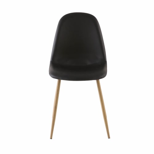 Chaise Style Scandinave Noire Clyde Maisons Du Monde