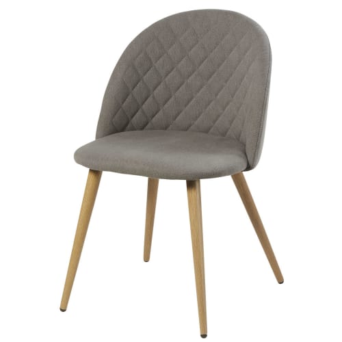 Chaise Vintage Grise Mauricette Maisons Du Monde