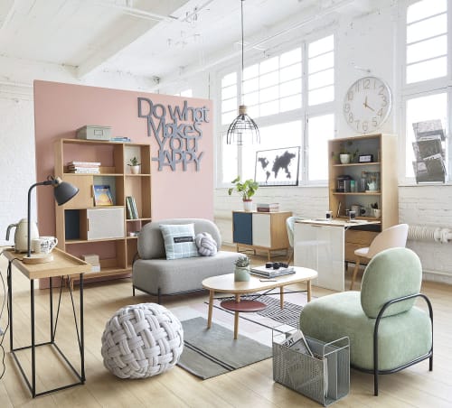Wallpaper Chaise Vintage Rose Clair Mauricette Maisons Du Monde For Android Free