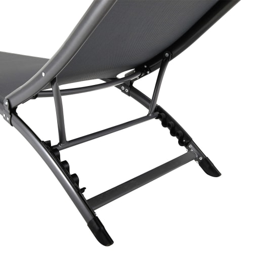 maisons du monde hurghada aluminium sun lounger