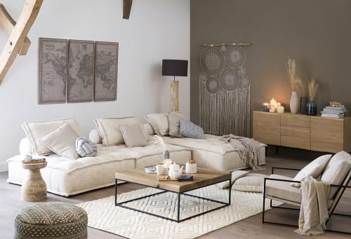 Chauffeuse Per Divano Color Sabbia Elementary Maisons Du Monde