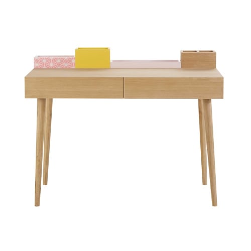 Children S 2 Drawer Vintage Desk Lea Maisons Du Monde