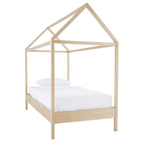 Children S Pine Cabin Bed 90x190 Wild Maisons Du Monde