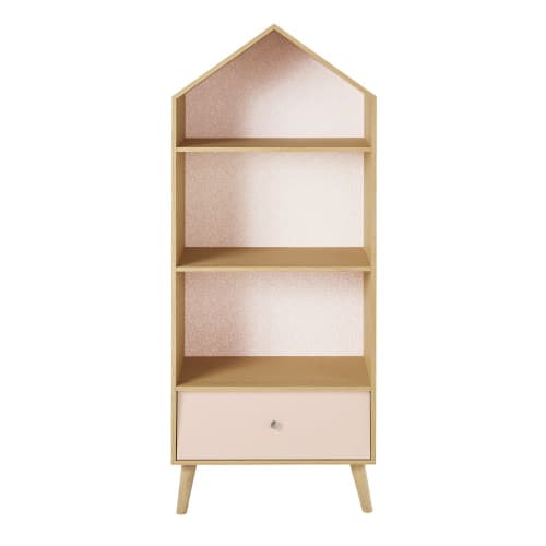 Children S Pink And White House, Childrens Pink Bookcase