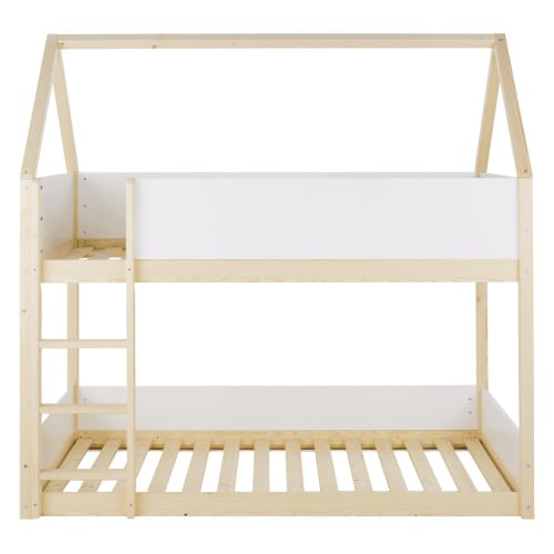 Children's two-tone bunk bed 90x190cm