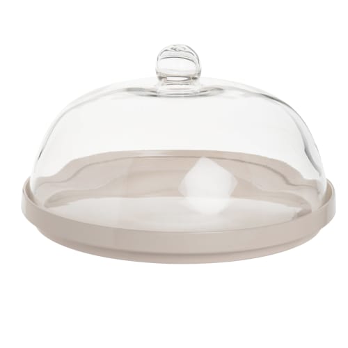 Cloche à fromage en verre et grès blanc cassé Soho Maisons du Monde — free download
