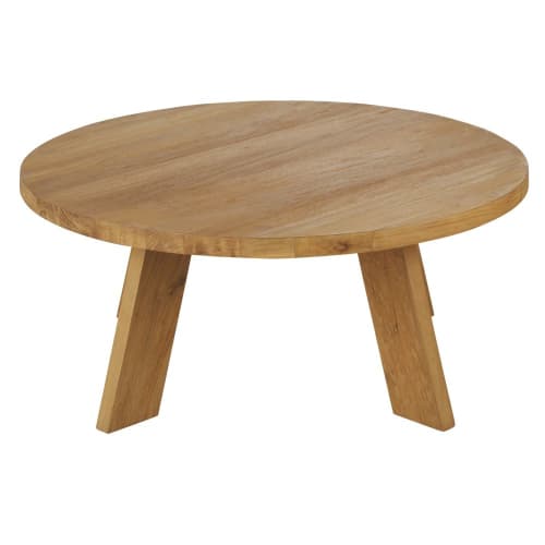 Furniture Coffee tables | Coffee table in beige teak wood - VE00093