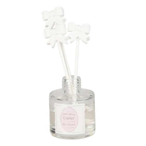 Déco Bougies | Coffret bougie parfumée 50g et diffuseur de parfum cœur de fleur 30 ML - YN46716