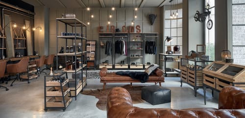 magasin vitre teinté