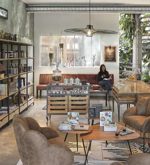 magasin vitre teinté