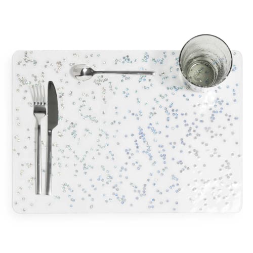 Decor Christmas Tableware | Confetti Silver Table Mat - VQ02458